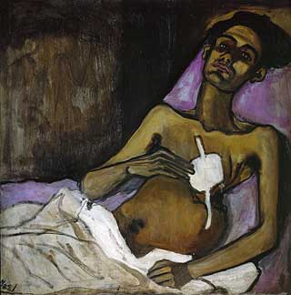 T. B. Harlem 1940 Oil on Canvas 76.2 x 76.2 cm <br /> National Museum of Women in the Arts, Washington, D.C.